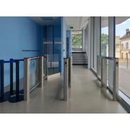 PERCo Скоростной проход ST-01 с распашными створками и встроенным картоприемником